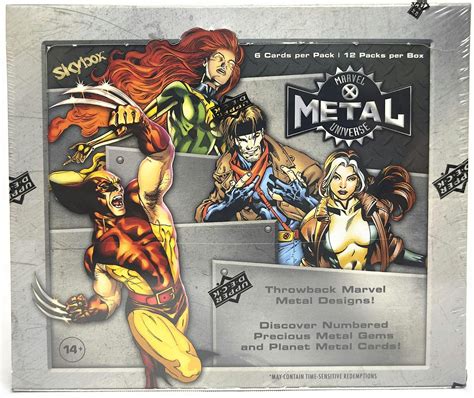 2021 upper deck marvel x-men metal universe box|2021 upper deck Marvel box.